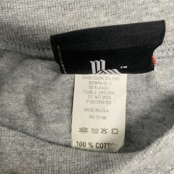 Vtg Harley Davidson L Alamo City San Antonio Long Sleeve T-shirt Gray 4 Hits Y2k - Picture 9 of 13